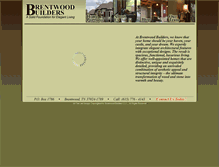 Tablet Screenshot of brentwoodbuildersllc.com